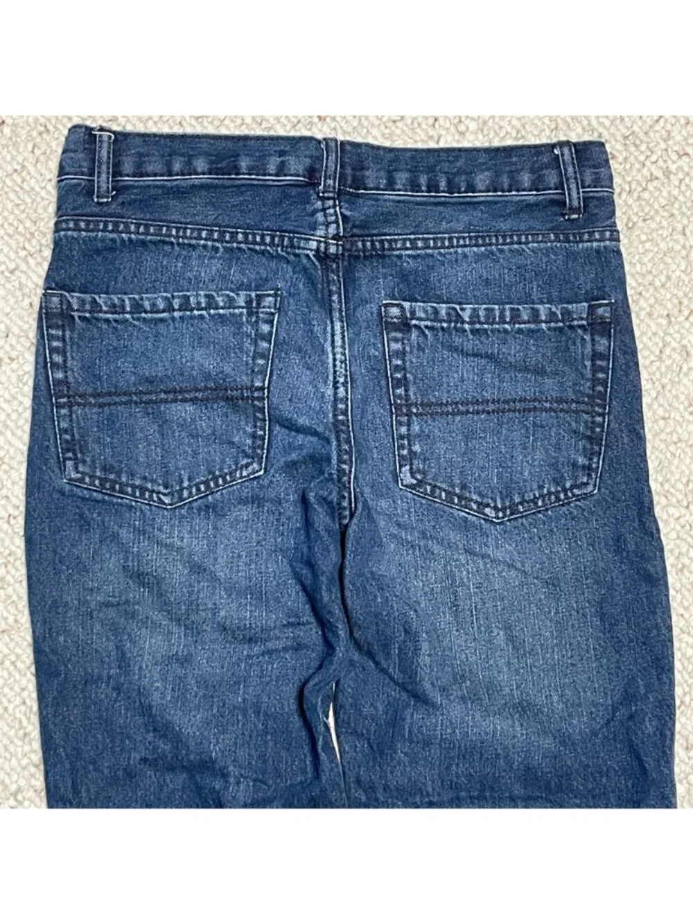 Children's Place Boys Straight Denim Jeans Size 14  Adjustable Waist‎